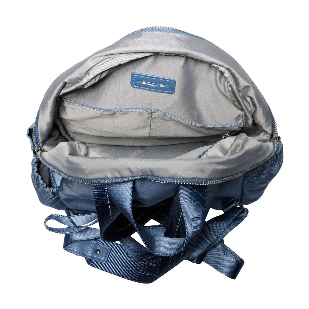 Hedgren Baltic Blue Balanced Medium Women Backpack Water-Resistant RFID-blocking